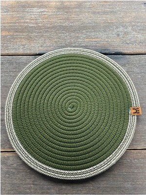 Home İnn Örgü Model Supla 33 cm Tekli Leke Tutmaz Amerikan Servis Sunum Altlığı