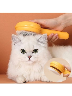 Eco Lounge Hamburger Şekilli Otomatik Temizlenen Evcil Hayvan Tarağı