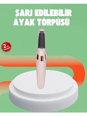 Eco Lounge Elektrikli Ayak Törpüsü USB Şarjlı Nasır ve Kallus Giderici