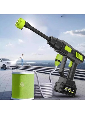 Eco Lounge Şarjlı Kablosuz Yüksek Basınçlı Oto Yıkama Makinesi