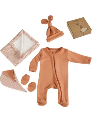 Belirtilmemiş TinyLamb Baker Yenidoğan Bebek Hediye Seti - 5 Parça