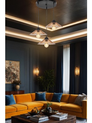 Normadia Şık Beyaz Sarkıt Avize, Salon, Mutfak, Koridor ve Yatak Odası Için