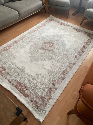 Gülcem Home Gökkuşağı, Melodi Ipeksi Yün Tuşeli Triko Akrilik Oturma Odası ve Salon Halısı