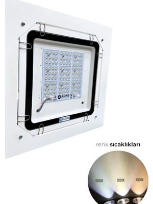 Korg Aydınlatma 100 Watt Kanopi Armatürü-6500K ( Beyaz )