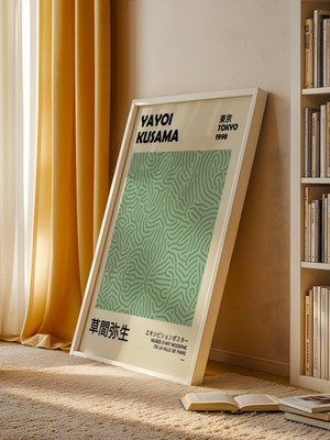 Fuart.Co Sonsuzluk Ağı Yayoi Kusama Japon Sanatı Dijital Baskı Poster (Çerçevesiz) Jpfu