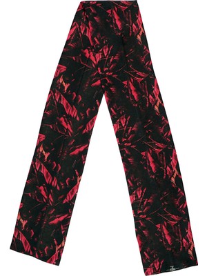Feu De Elu Foulard Nissa Desenli Saten Fular