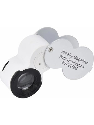 Pazarcan 45X22 Ledli Para Algılama ve Mezuniyet Takı Değerleme Büyüteç