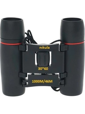 Pazarcan 30X60 Cepte Taşımalı Kauçuk Kaplamalı Mini Dürbünsiyah