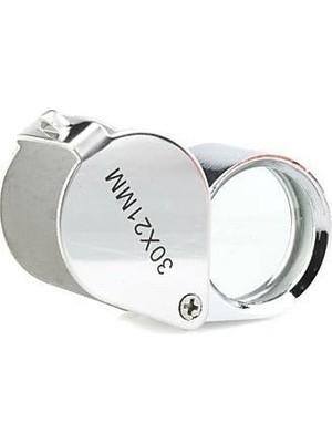 Pazarcan 30X21 Full Çelik Kaplı Büyüteç (Lüp)