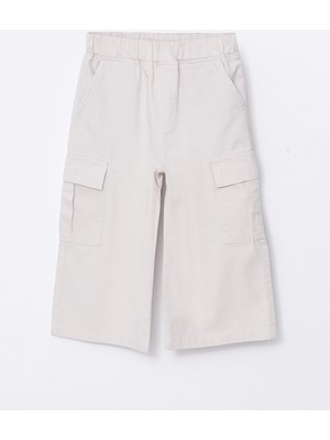 Lc Waikiki Yeni Sezon Beli Lastikli Kız Çocuk Kargo Pantolon