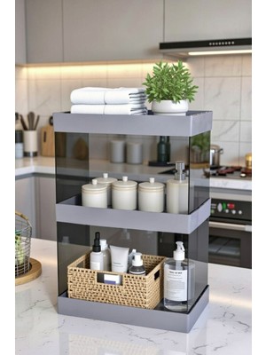 Banyo – Mutfak – Kozmetik Düzenleme Rafı | Çok Amaçlı Organizer