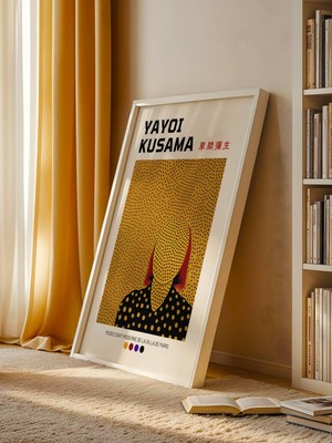 Fuart.Co Oto Portre Yayoi Kusama Japon Sanatı Dijital Baskı Poster (Çerçevesiz) Jpfu
