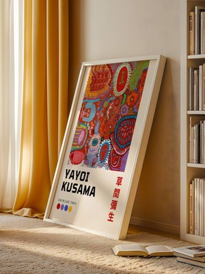 Fuart.Co Love Tokyo Yayoi Kusama Japon Sanatı Dijital Baskı Poster (Çerçevesiz) Jpfu