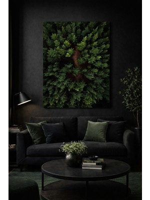 Artease İğne Yapraklı Orman Kanvas Tablo