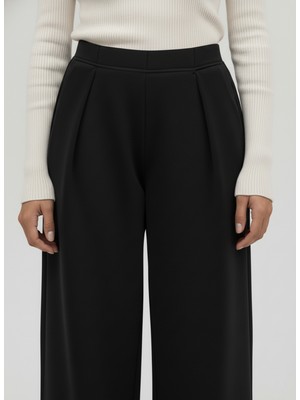 Foremia Pileli Bol  Pantolon-Siyah