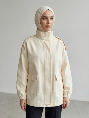 Foremia Apoletli Cep Kapaklı Ceket-Taş