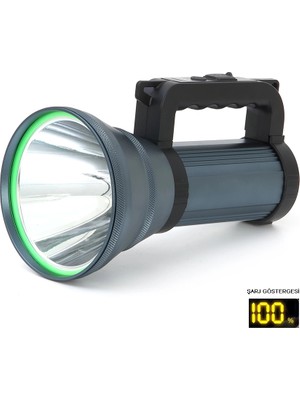 Pazarcan 200W Güçlü Şarjlı El Feneri Projektör WT-411