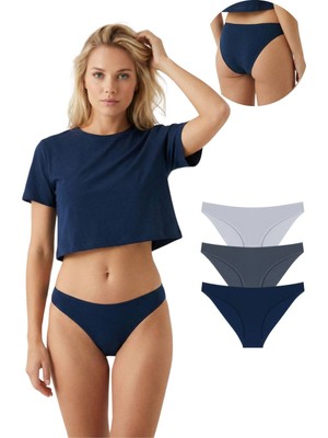 New Lilla 10010 Slip 3'lü Bikini Külot Paketi