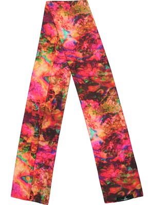 Feu De Elu Foulard Desenli Saten Fular