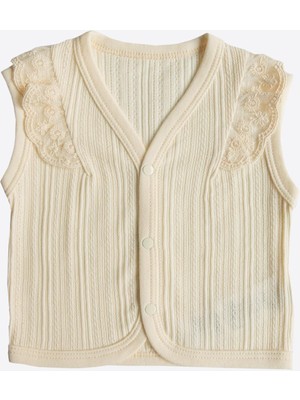 Kitikate Organik Jaclin Yelek Natural