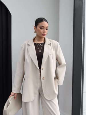 Esra Helvacı Oversize Blazer Ceket