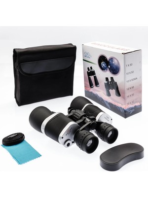 Pazarcan Breaker 7X50 Güneş Filtreli Profesyonel El Dürbünü 1000M/56M – Siyah