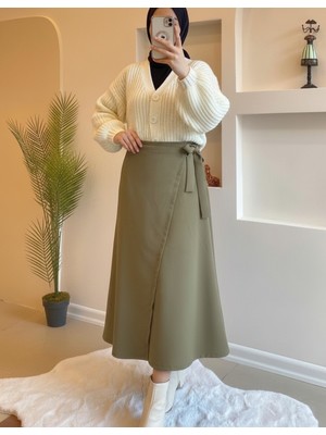 Foremia Ön Kapak Detay Atlas  Etek-Açık Haki