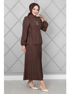 Md Yanları Kemerli İkili Takım Acı Kahve