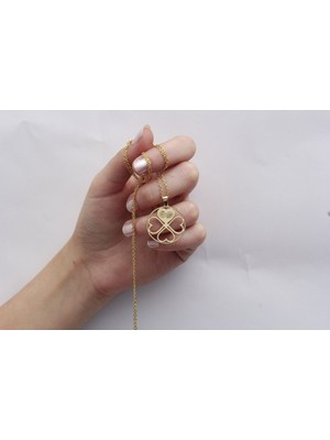 925 Ayar Gümüş Kadın Kişiye Özel Kalp Kolye