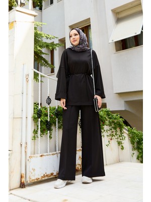 Kç Seyyar Kuşaklı İkili Oyşo Takım Siyah