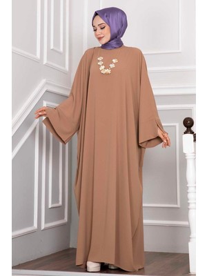 Md Ceyda Tesettür Abaya Cappucino