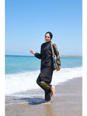 DF Leopar Garnili Tesettür Mayo -131