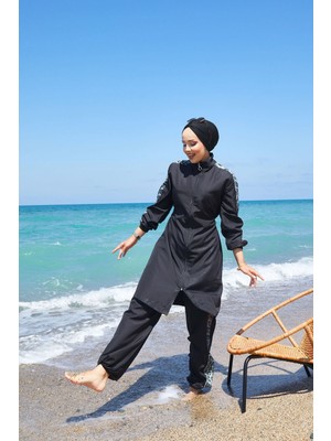 DF Leopar Garnili Tesettür Mayo -134