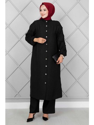 Md Kolları Çımalı İkili Takım Siyah