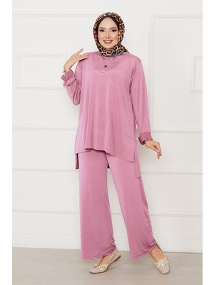 Ozk Salaş Rahat Kalıp İkili Sandy Takım Pudra