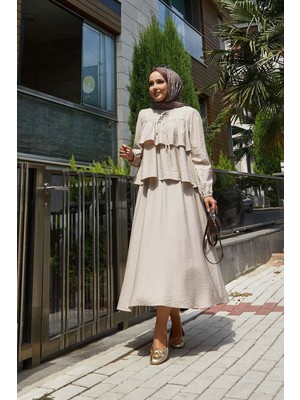 Md Volan Detaylı Etekli İkili Takım Taş