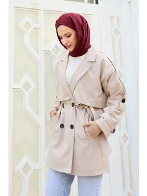 Md Astarlı Premium Trençkot Taş