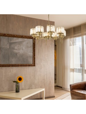 Normadia Modern Kristal Avize, Salon ve Yatak Odası Için Şık Tasarım