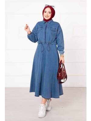 Md Etekli Kot Takım Açık Mavi