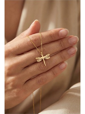 925 Ayar Gümüş Yusufçuk Model Kolye