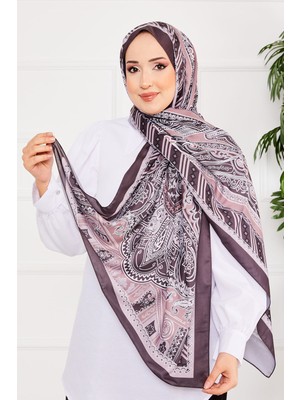 Msc Lava Desen Tesettür Şal -14