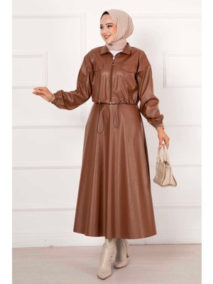 Md Etekli Deri Takım Taba