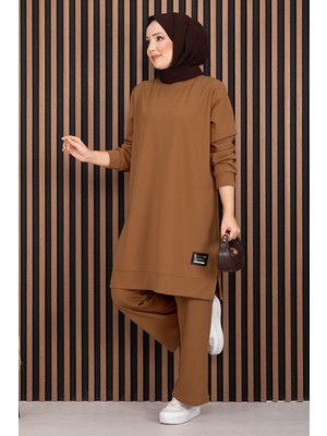 Nz Arma Detaylı Spor İkili Tesettür Takım Taba