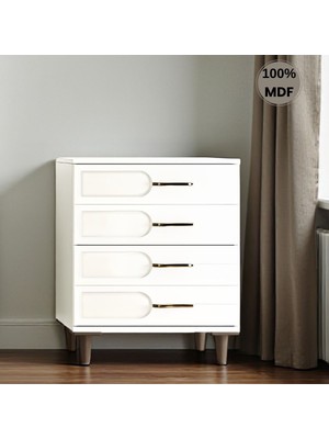 Flances Asya 4 Çekmeceli Mdf Şifonyer