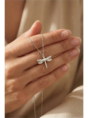 925 Ayar Gümüş Yusufçuk Model Kolye