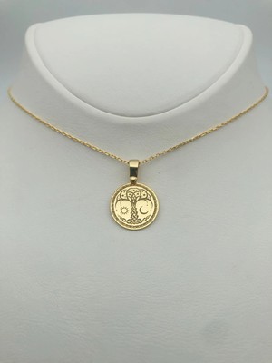 925 Ayar Gümüş Hayat Ağacı Kolye