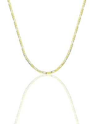 925 Ayar Gümüş 2 mm Figaro Zincir Kolye