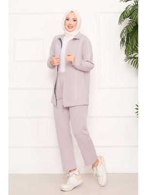 Md Biye Detaylı İkili Takım Bej
