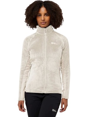 Jack Wolfskin Rotwand Fz Kadın Bej Polar Ceket