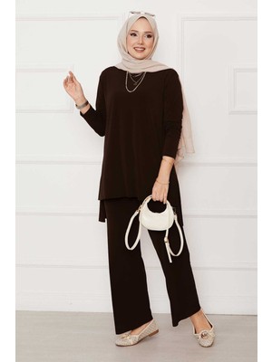 Ozk Salaş Rahat Kalıp İkili Sandy Takım Kahve